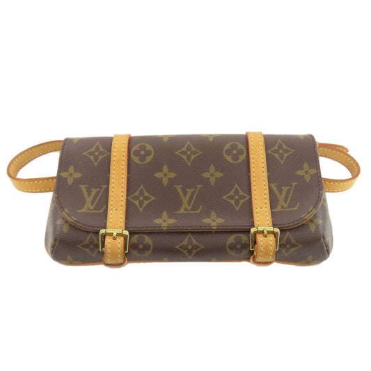 LOUIS VUITTON Hip bag M51159 Monogram canvas Brown Pochette Marrell