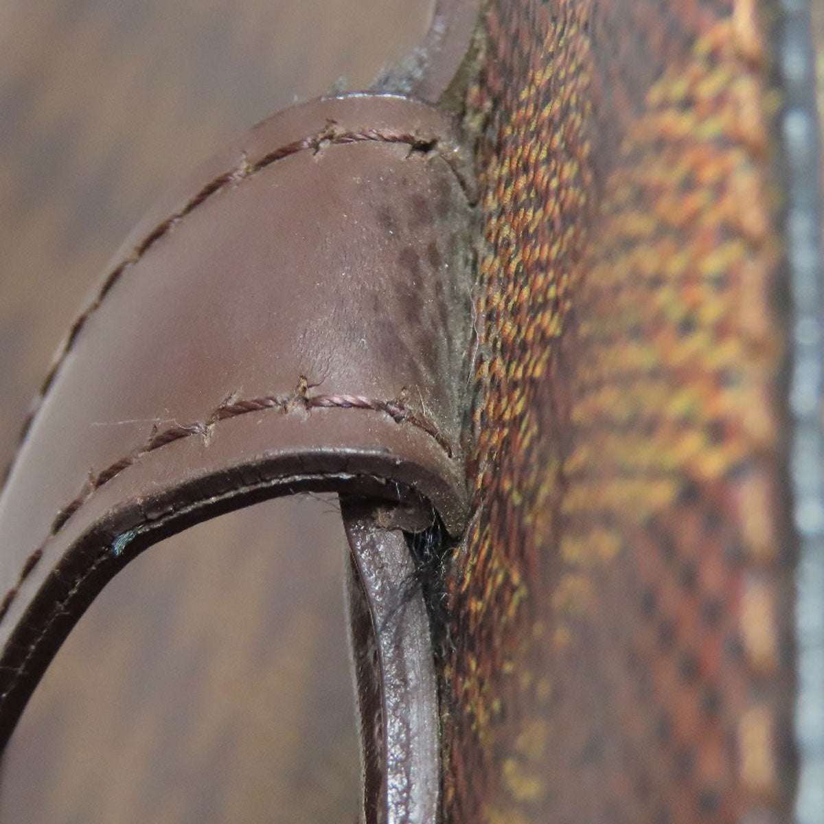 LOUIS VUITTON Tote Bag N51123 Damier canvas Brown Parioli