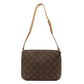 LOUIS VUITTON Shoulder Bag M51257 Monogram canvas Brown Musette Tango Short