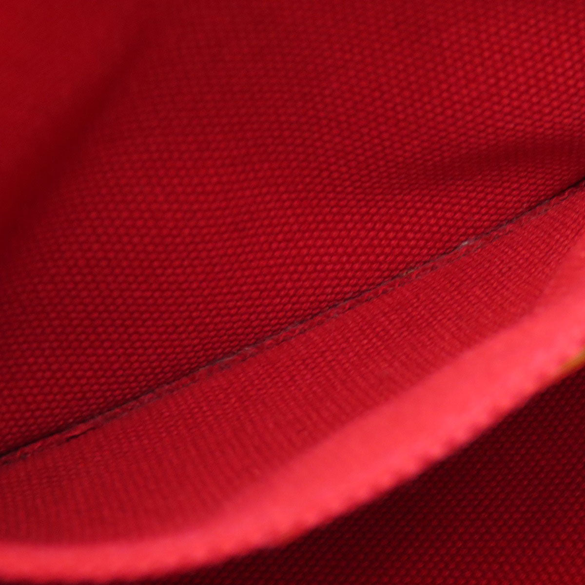 PRADA Handbag canvas Red Canapa mini 2 WAY