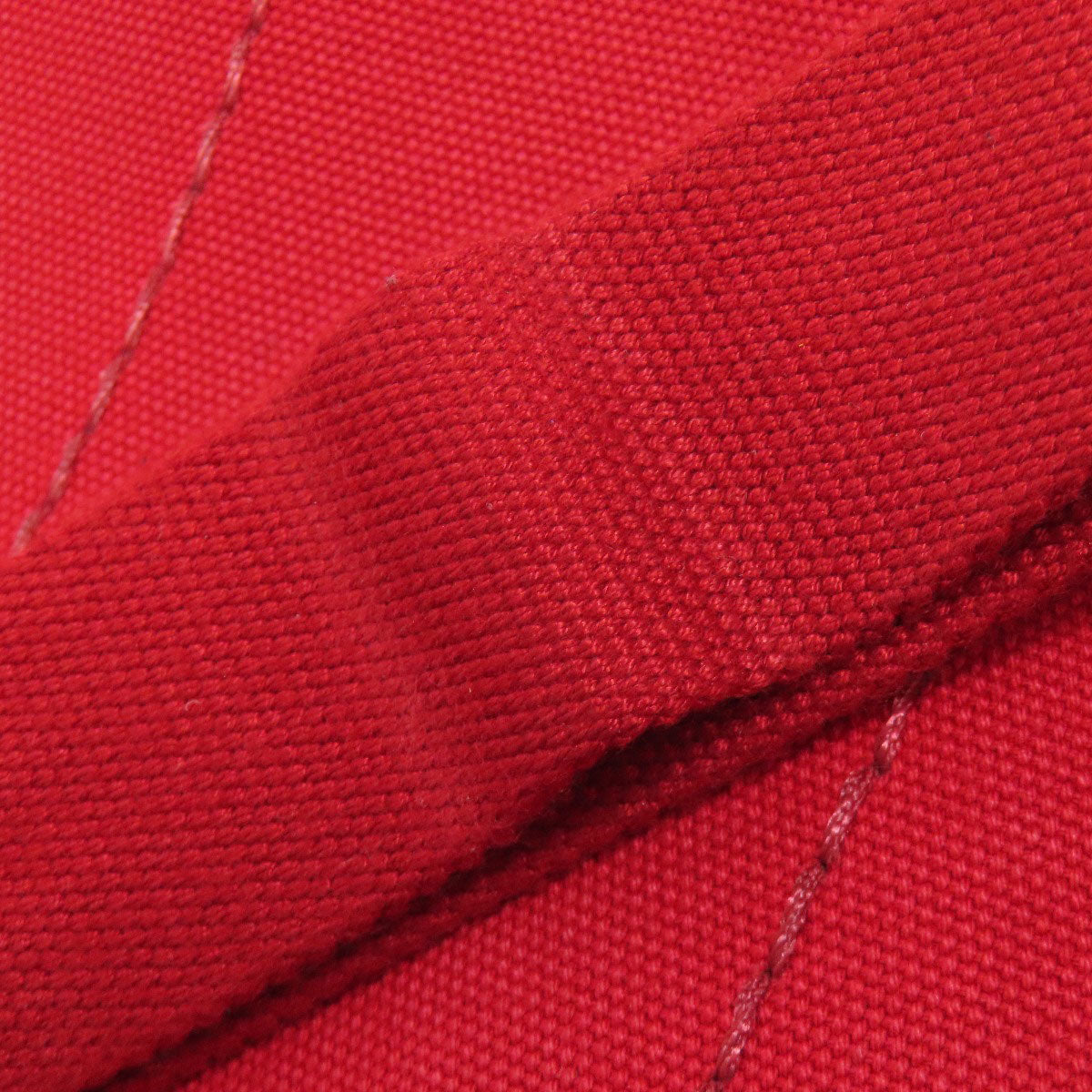 PRADA Handbag canvas Red Canapa mini 2 WAY