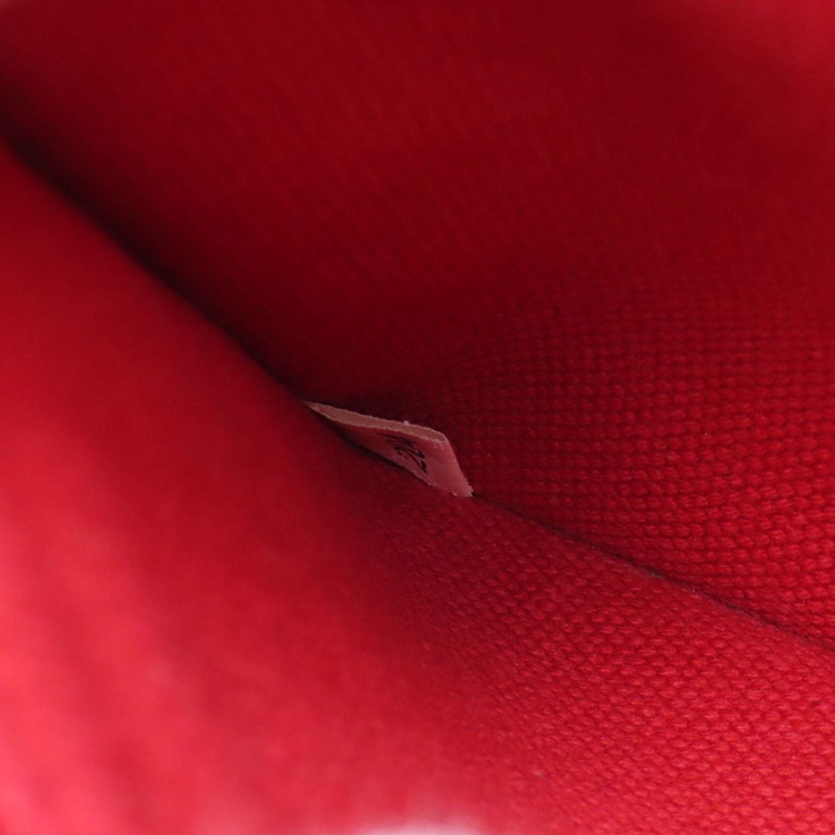 PRADA Handbag canvas Red Canapa mini 2 WAY