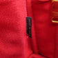 PRADA Handbag canvas Red Canapa mini 2 WAY