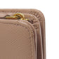 PRADA Bifold Wallet Safiano beige logo