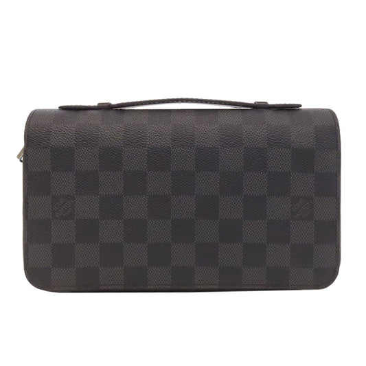 LOUIS VUITTON business bag N41503 Damier canvas gray Zippy XL