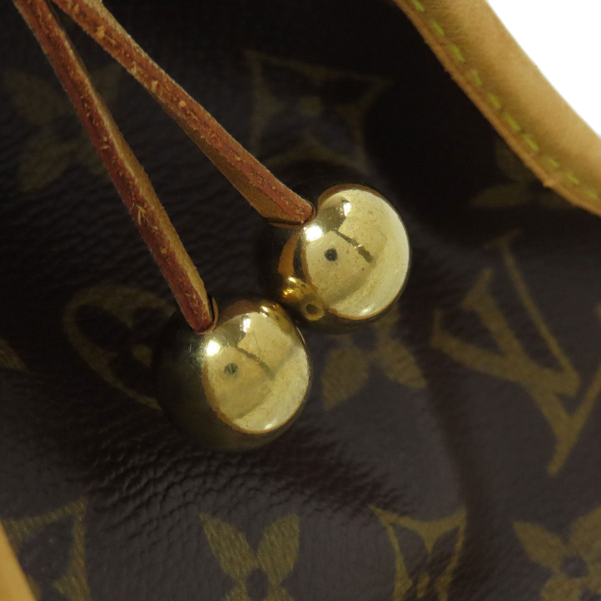 LOUIS VUITTON Handbag M40009 Monogram canvas Brown Popan cool