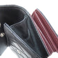 CHANEL Bifold Wallet lambskin black COCO Mark Matelasse SilverMetal