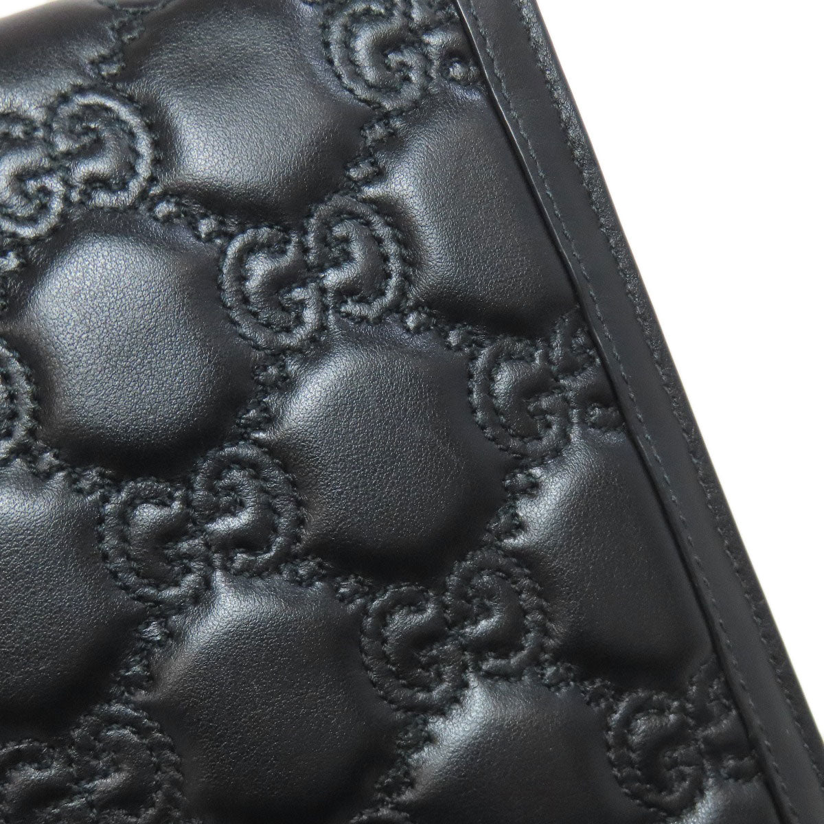 GUCCI Shoulder Bag 723776 Calfskin black GG Matelasse Mini Top Handle 2-Way Bag