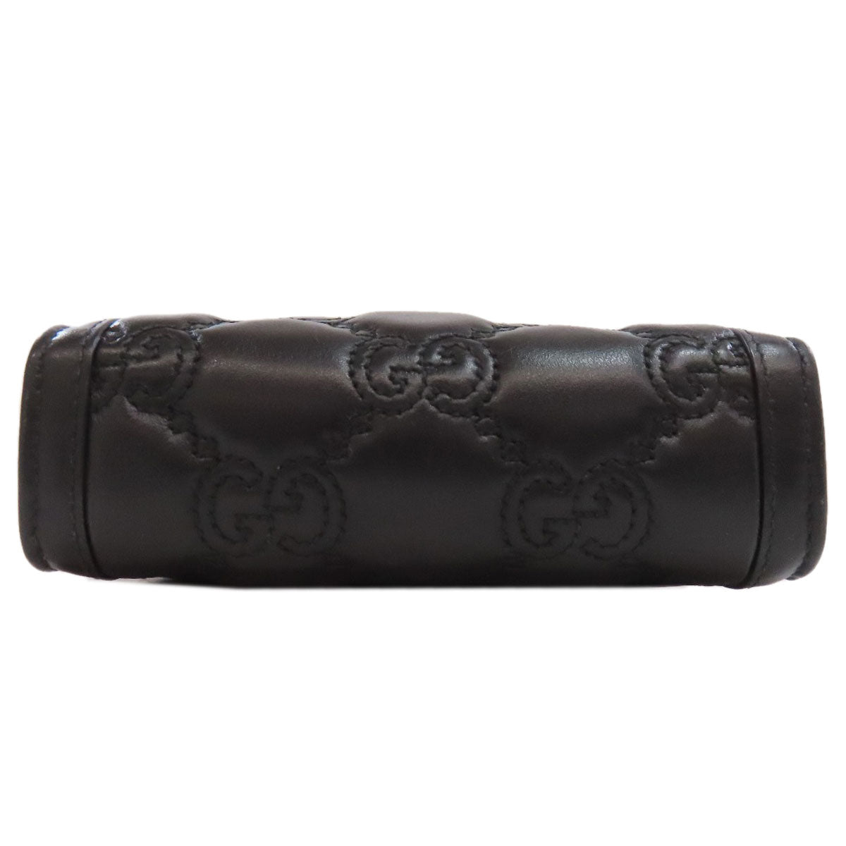 GUCCI Shoulder Bag 723776 Calfskin black GG Matelasse Mini Top Handle 2-Way Bag