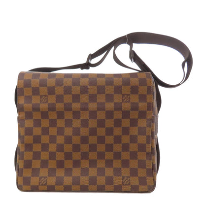 LOUIS VUITTON Shoulder Bag N45255 Damier canvas Brown Naviglio