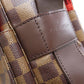 LOUIS VUITTON Shoulder Bag N45255 Damier canvas Brown Naviglio