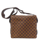 LOUIS VUITTON Shoulder Bag N45255 Damier canvas Brown Naviglio