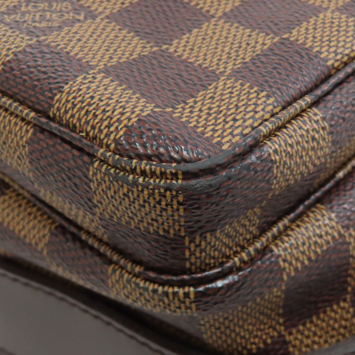 LOUIS VUITTON Shoulder Bag N45255 Damier canvas Brown Naviglio