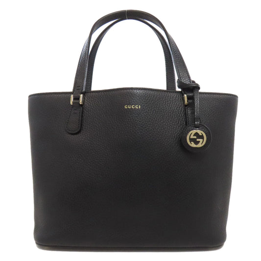 GUCCI Tote Bag 388561 Calfskin black Interlocking G