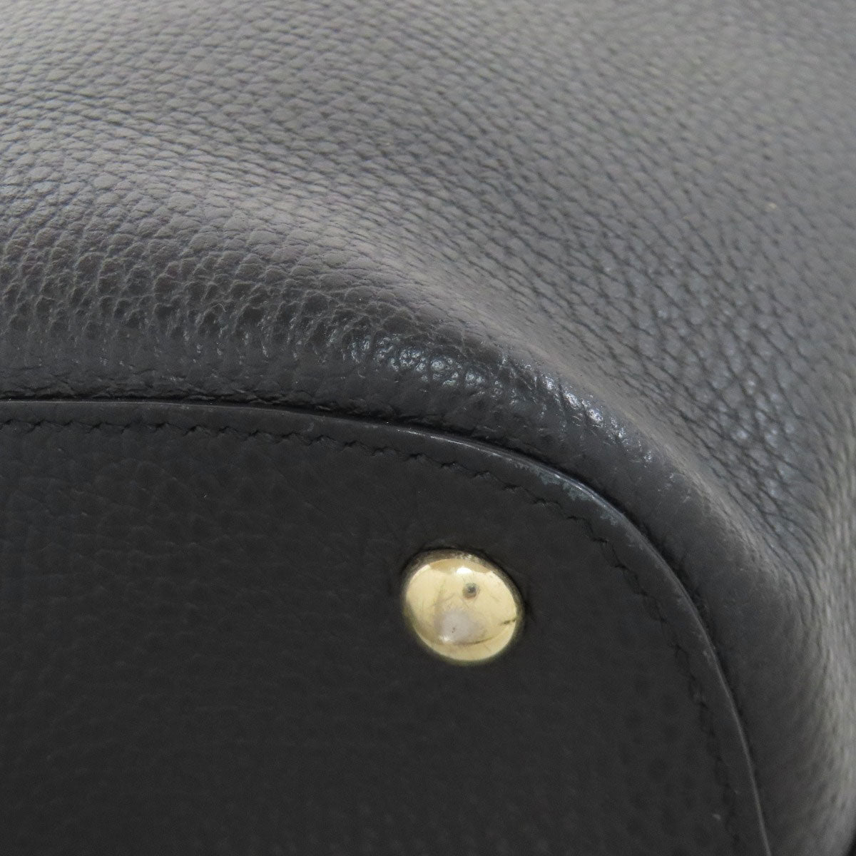 GUCCI Tote Bag 388561 Calfskin black Interlocking G