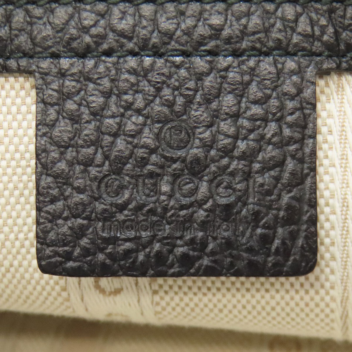 GUCCI Tote Bag 388561 Calfskin black Interlocking G