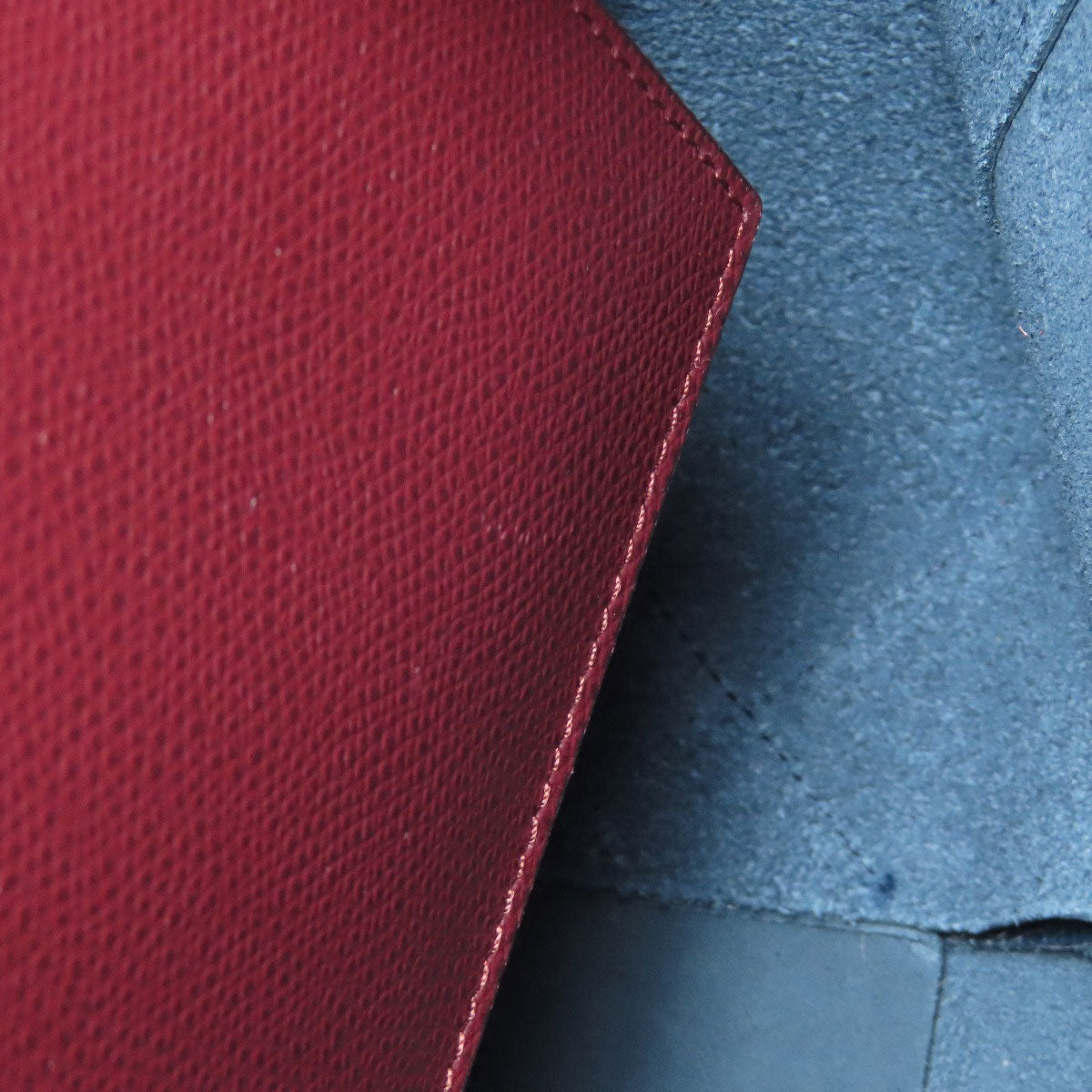 CELINE Tote Bag Calfskin Red Vertical Cabas 2WAY