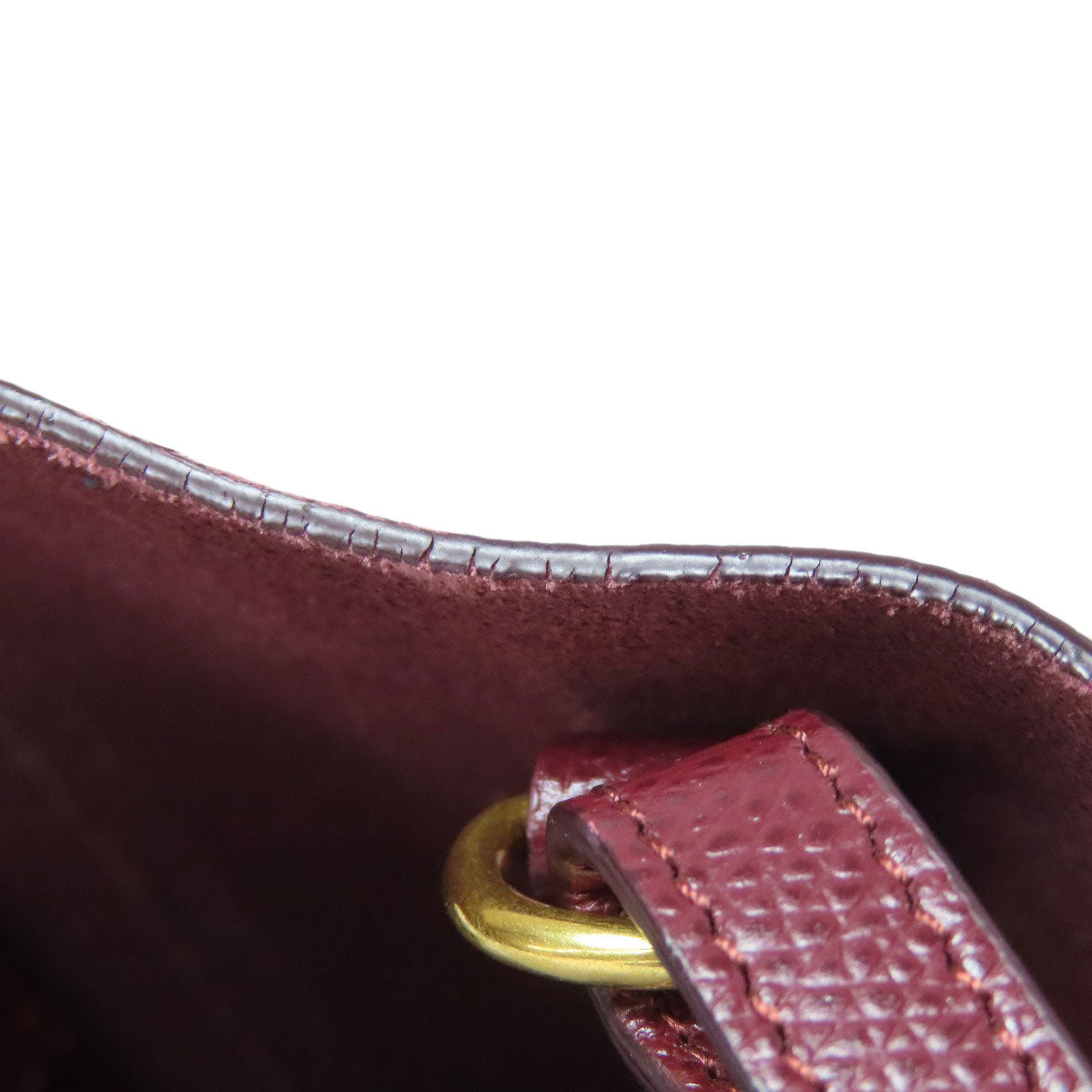 CELINE Tote Bag Calfskin Red Vertical Cabas 2WAY