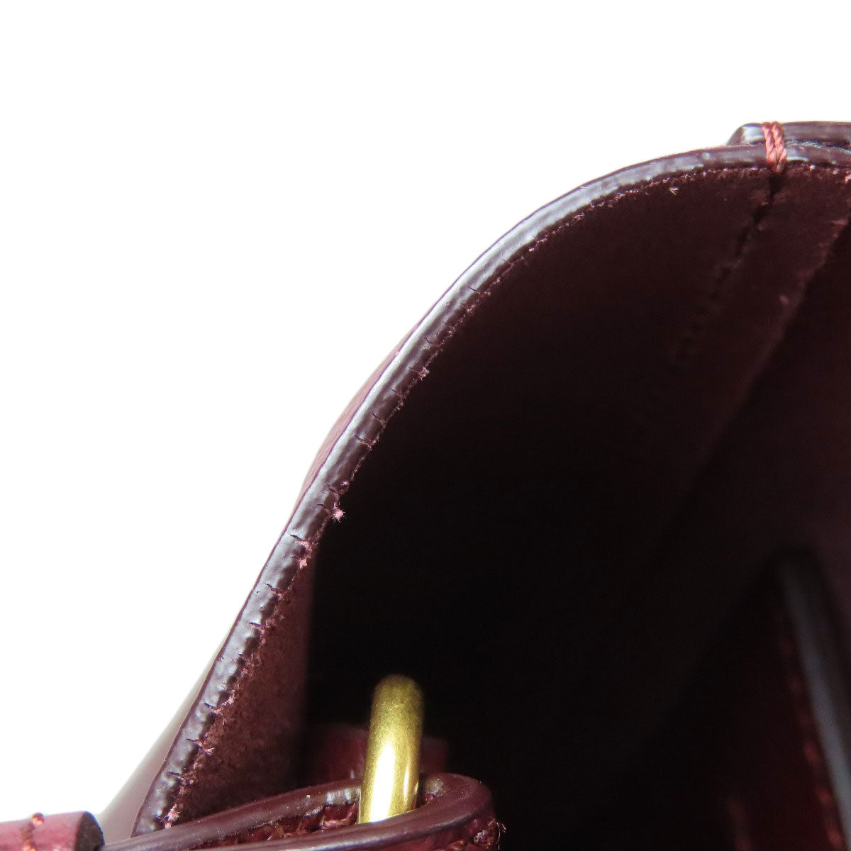 CELINE Tote Bag Calfskin Red Vertical Cabas 2WAY