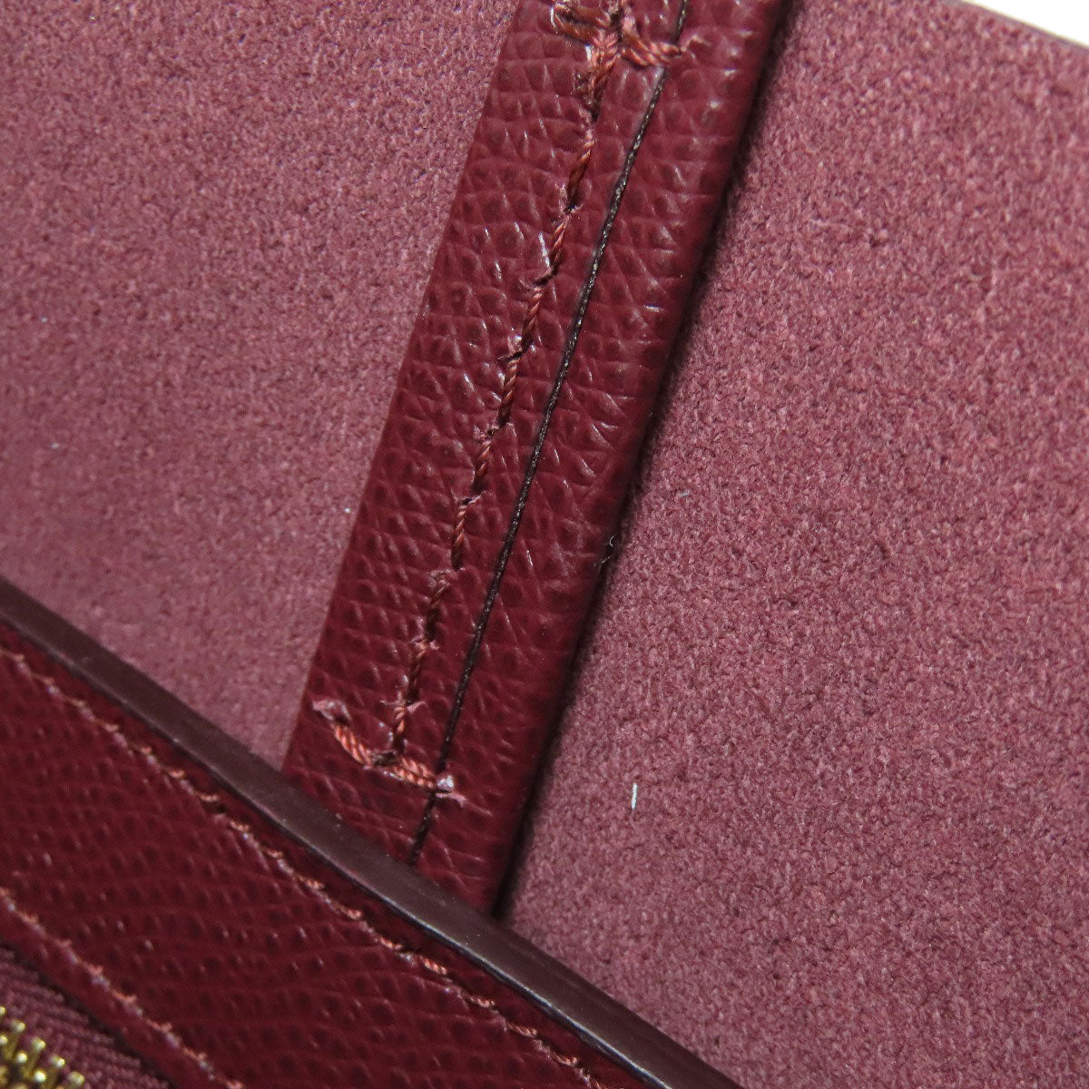 CELINE Tote Bag Calfskin Red Vertical Cabas 2WAY