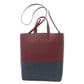 CELINE Tote Bag Calfskin Red Vertical Cabas 2WAY