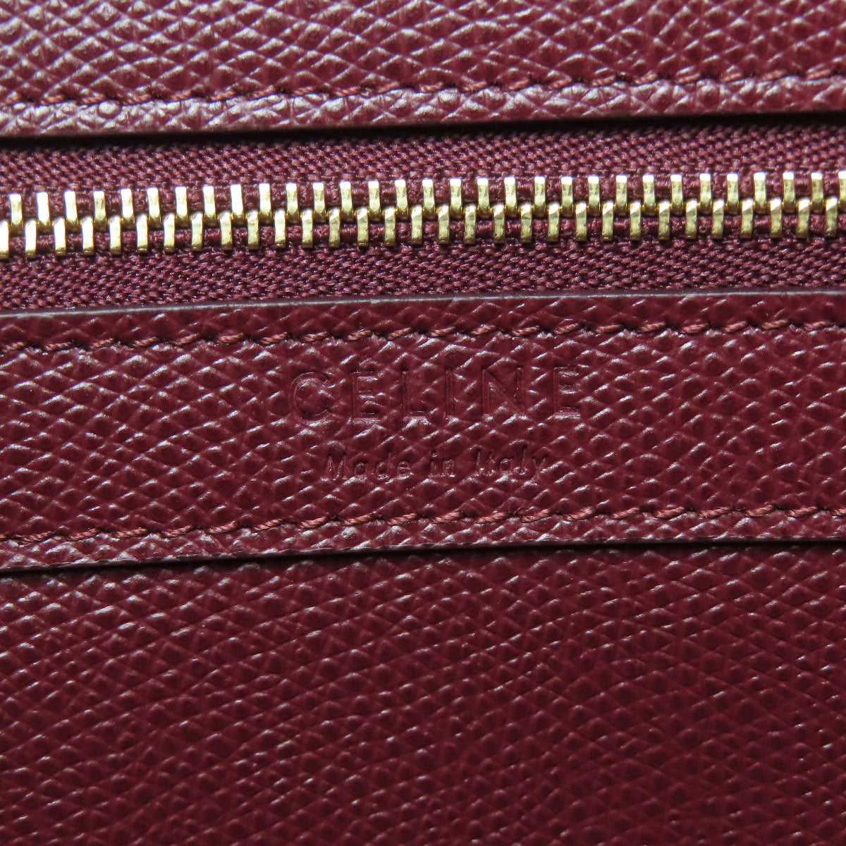 CELINE Tote Bag Calfskin Red Vertical Cabas 2WAY