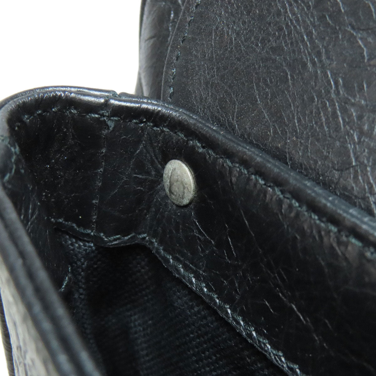 GUCCI Shoulder Bag 574760 leather black Messenger bag with logo