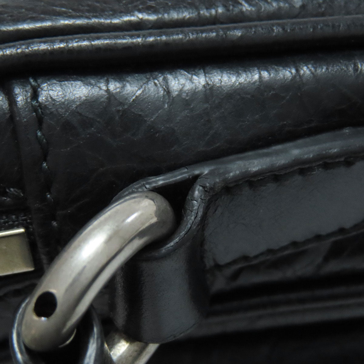 GUCCI Shoulder Bag 574760 leather black Messenger bag with logo