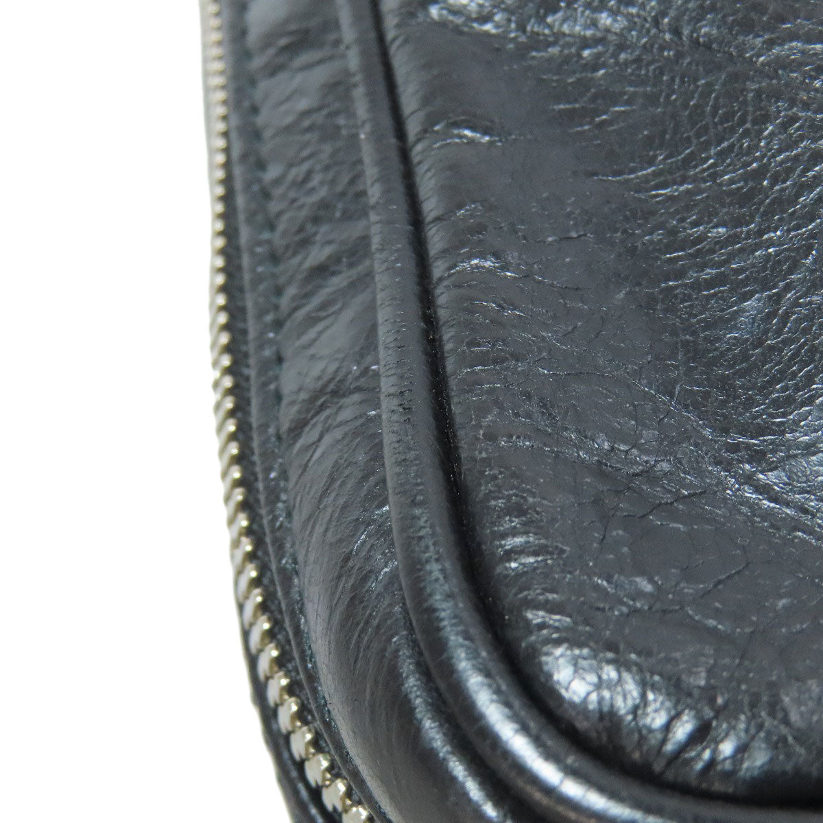 GUCCI Shoulder Bag 574760 leather black Messenger bag with logo