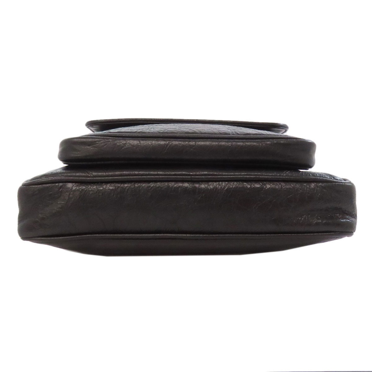 GUCCI Shoulder Bag 574760 leather black Messenger bag with logo