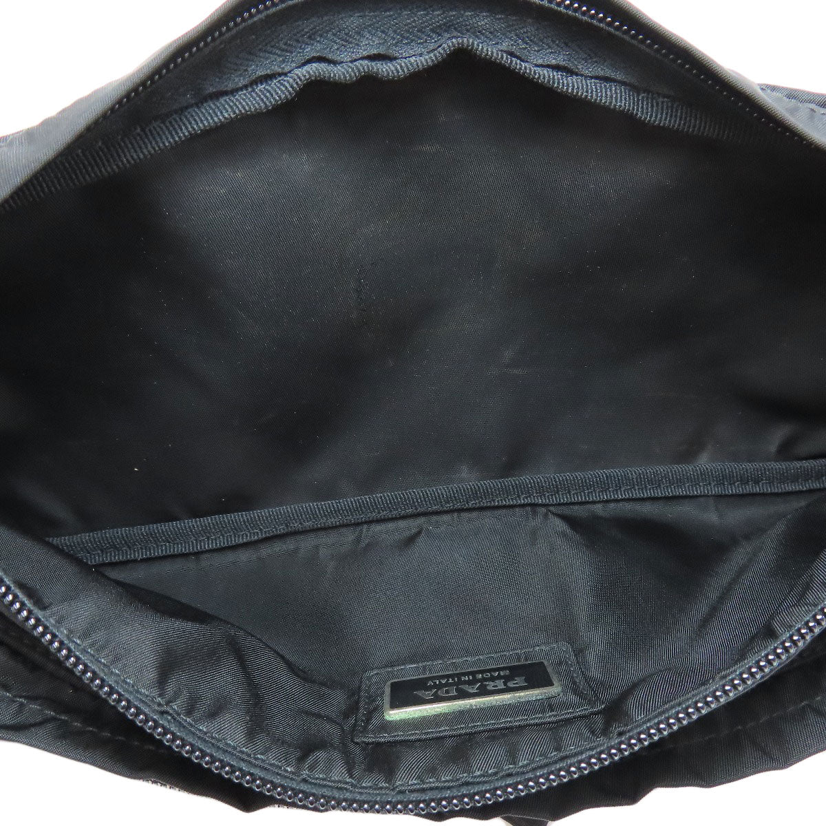 PRADA Sling bag Nylon black logoMetal