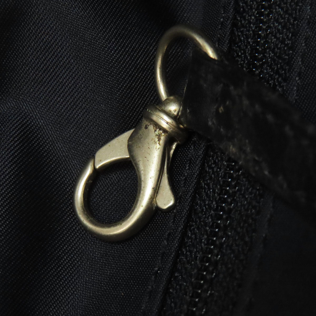 CHANEL Tote Bag Nylon jacquard black New Travel Line MM