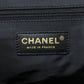 CHANEL Tote Bag Nylon jacquard black New Travel Line MM