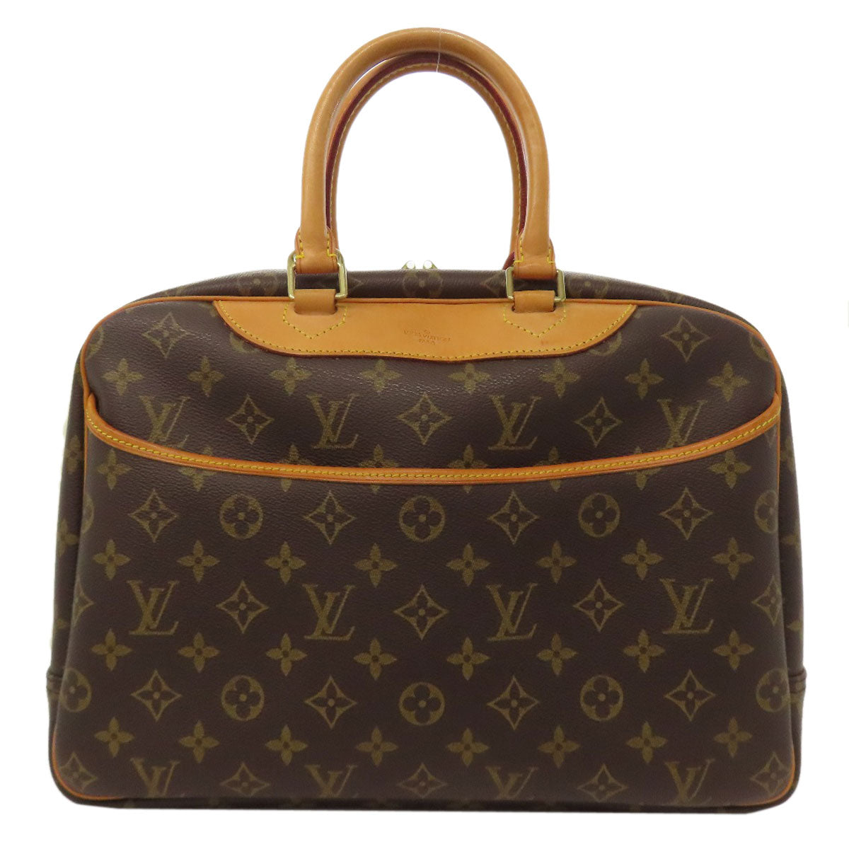 LOUIS VUITTON Handbag M47270 Monogram canvas Brown Deauville
