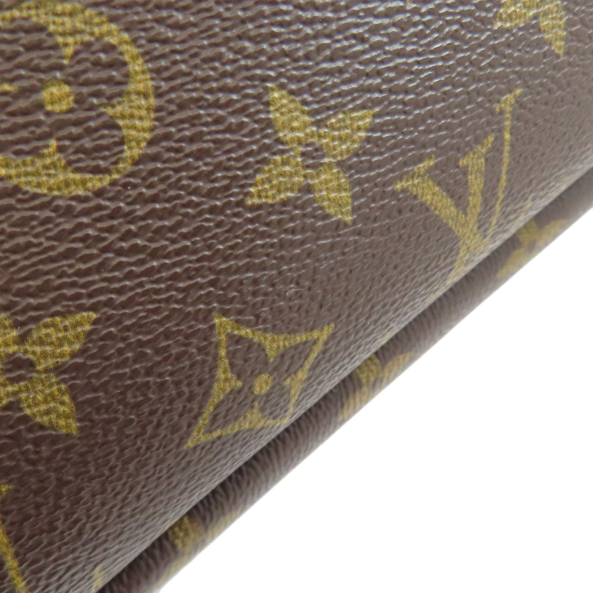 LOUIS VUITTON Handbag M47270 Monogram canvas Brown Deauville
