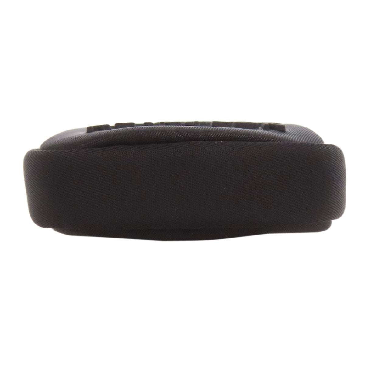 PRADA Accessory pouch Nylon black Logo Metal Mini Pouch RE NYLON