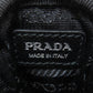 PRADA Accessory pouch Nylon black Logo Metal Mini Pouch RE NYLON