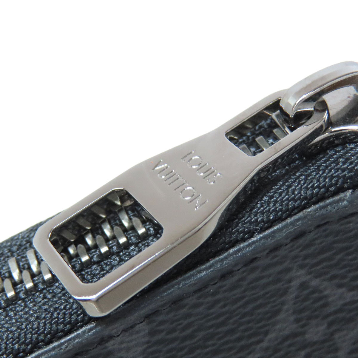 LOUIS VUITTON Long Wallet Purse M62295 Monogram Eclipse black Zippy wallet ã» Vertical
