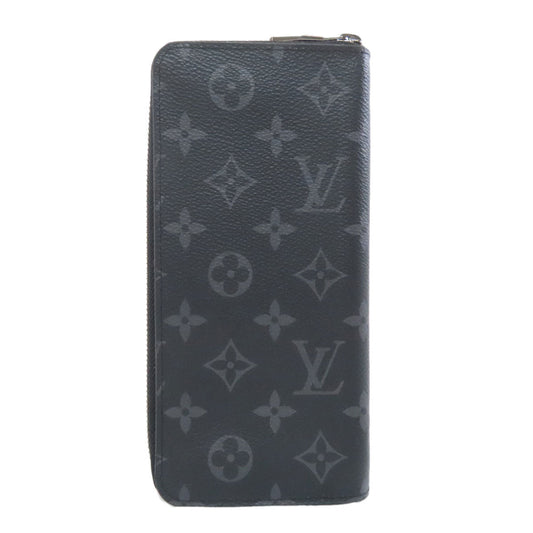 LOUIS VUITTON Long Wallet Purse M62295 Monogram Eclipse black Zippy wallet ã» Vertical