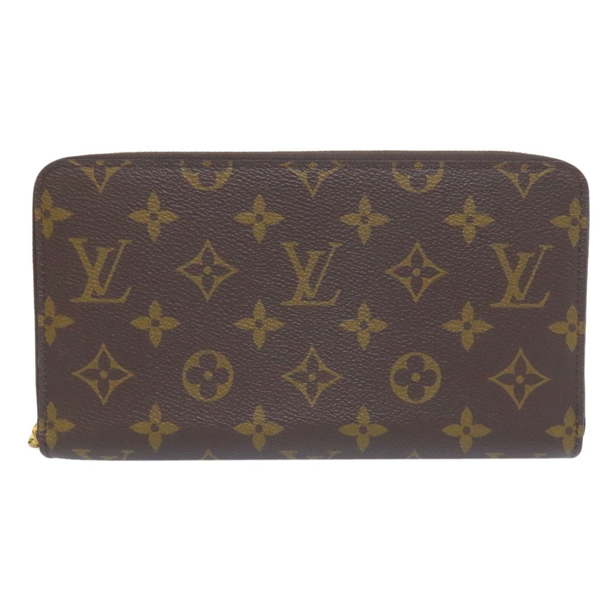 LOUIS VUITTON Long Wallet Purse M62581 Monogram canvas Brown Zippy Organizer