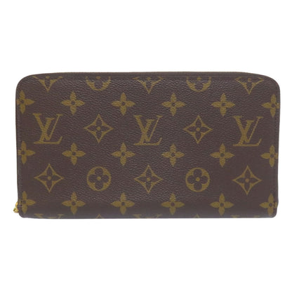 LOUIS VUITTON Long Wallet Purse M62581 Monogram canvas Brown Zippy Organizer
