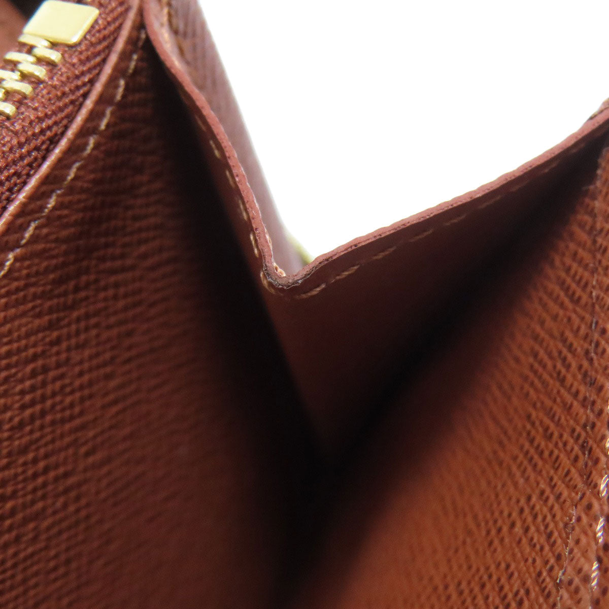 LOUIS VUITTON Long Wallet Purse M62581 Monogram canvas Brown Zippy Organizer