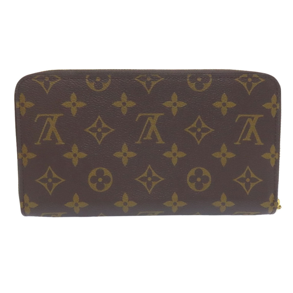 LOUIS VUITTON Long Wallet Purse M62581 Monogram canvas Brown Zippy Organizer