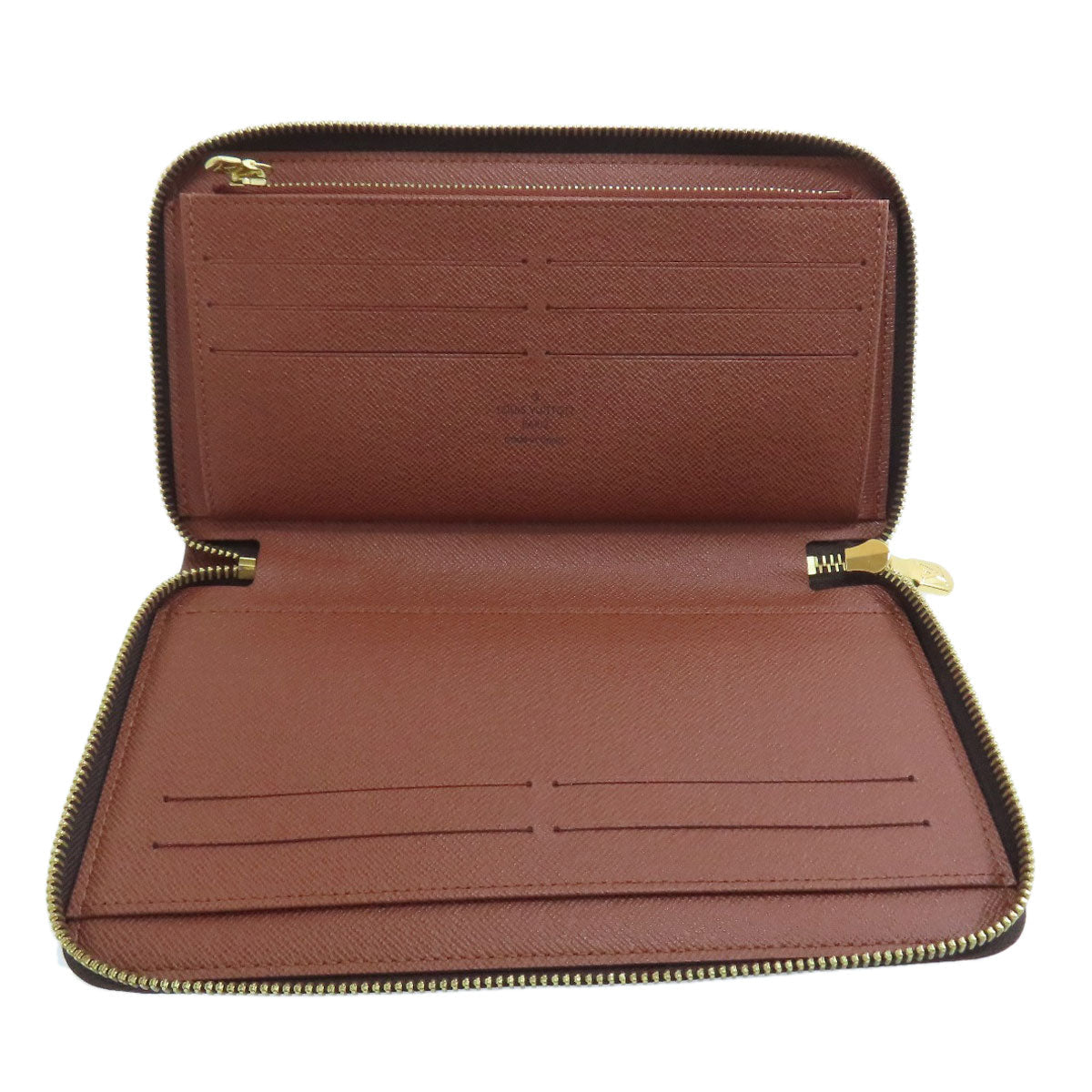 LOUIS VUITTON Long Wallet Purse M62581 Monogram canvas Brown Zippy Organizer