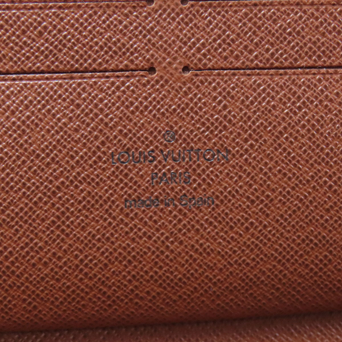 LOUIS VUITTON Long Wallet Purse M62581 Monogram canvas Brown Zippy Organizer