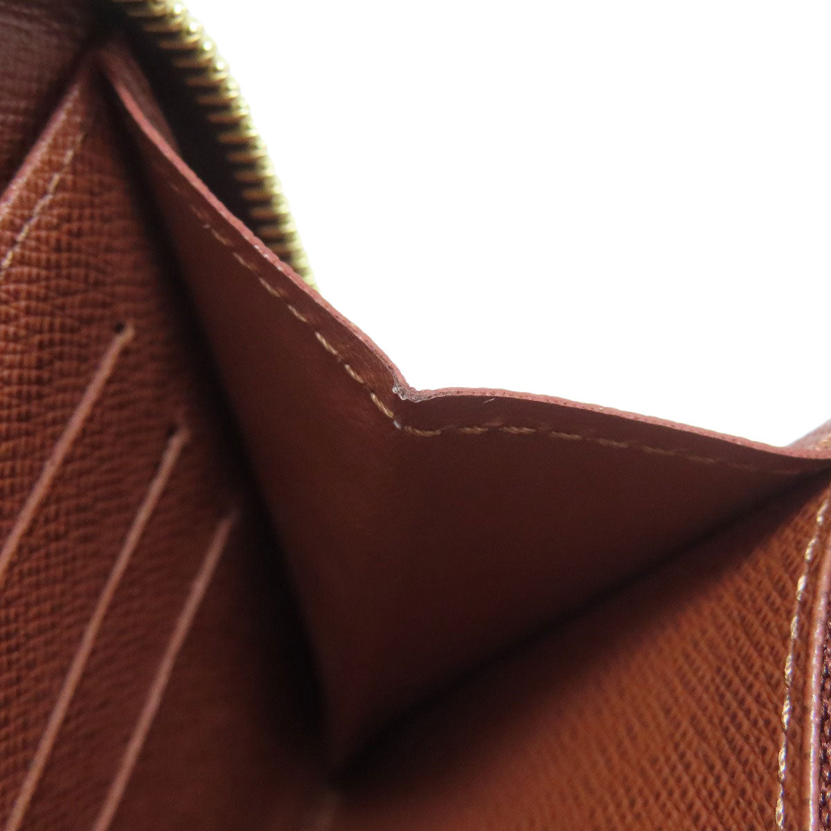 LOUIS VUITTON Long Wallet Purse M62581 Monogram canvas Brown Zippy Organizer