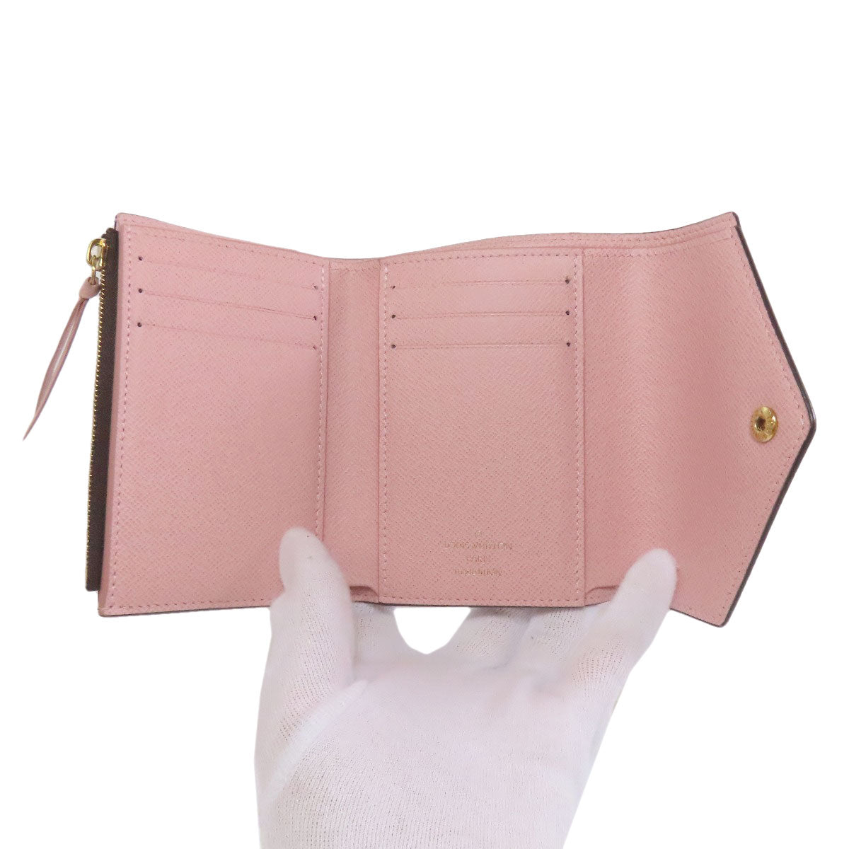 LOUIS VUITTON Bifold Wallet M62360 Monogram canvas Brown Portefeuille Victorine