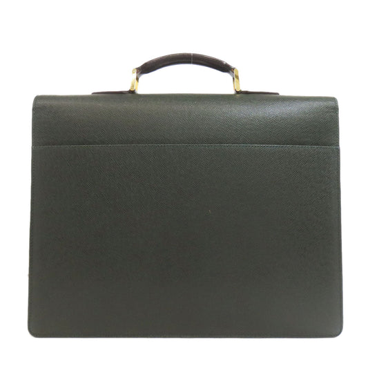 LOUIS VUITTON Business bag M30034 Taiga Leather green Moscova