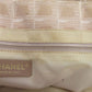 CHANEL Tote Bag Nylon jacquard beige New travel line