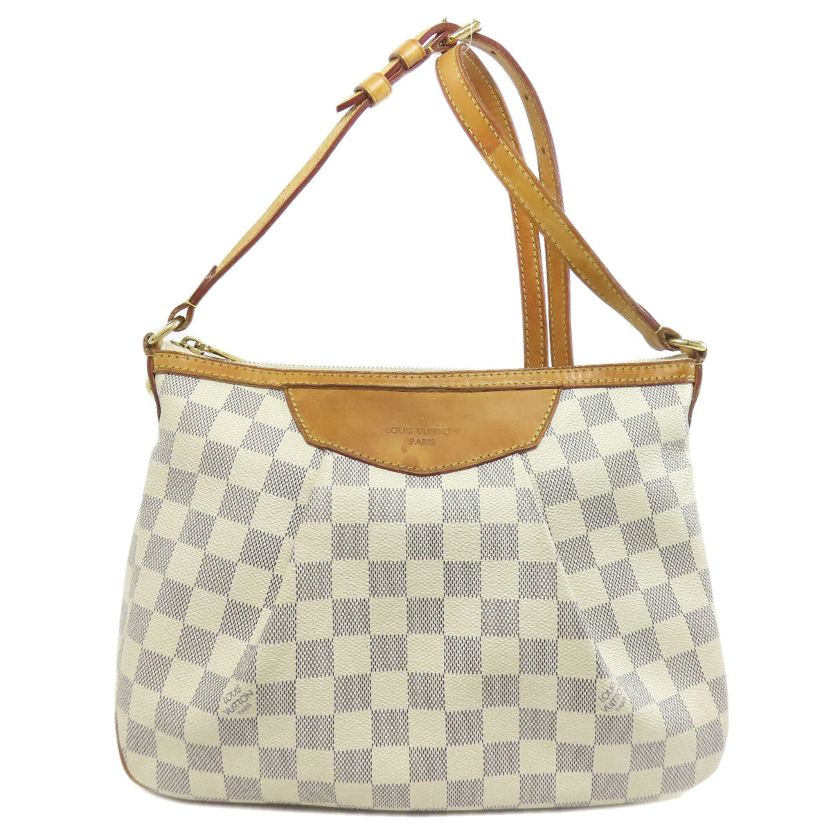 LOUIS VUITTON Shoulder Bag N41112 Damier canvas white Syracuse PM